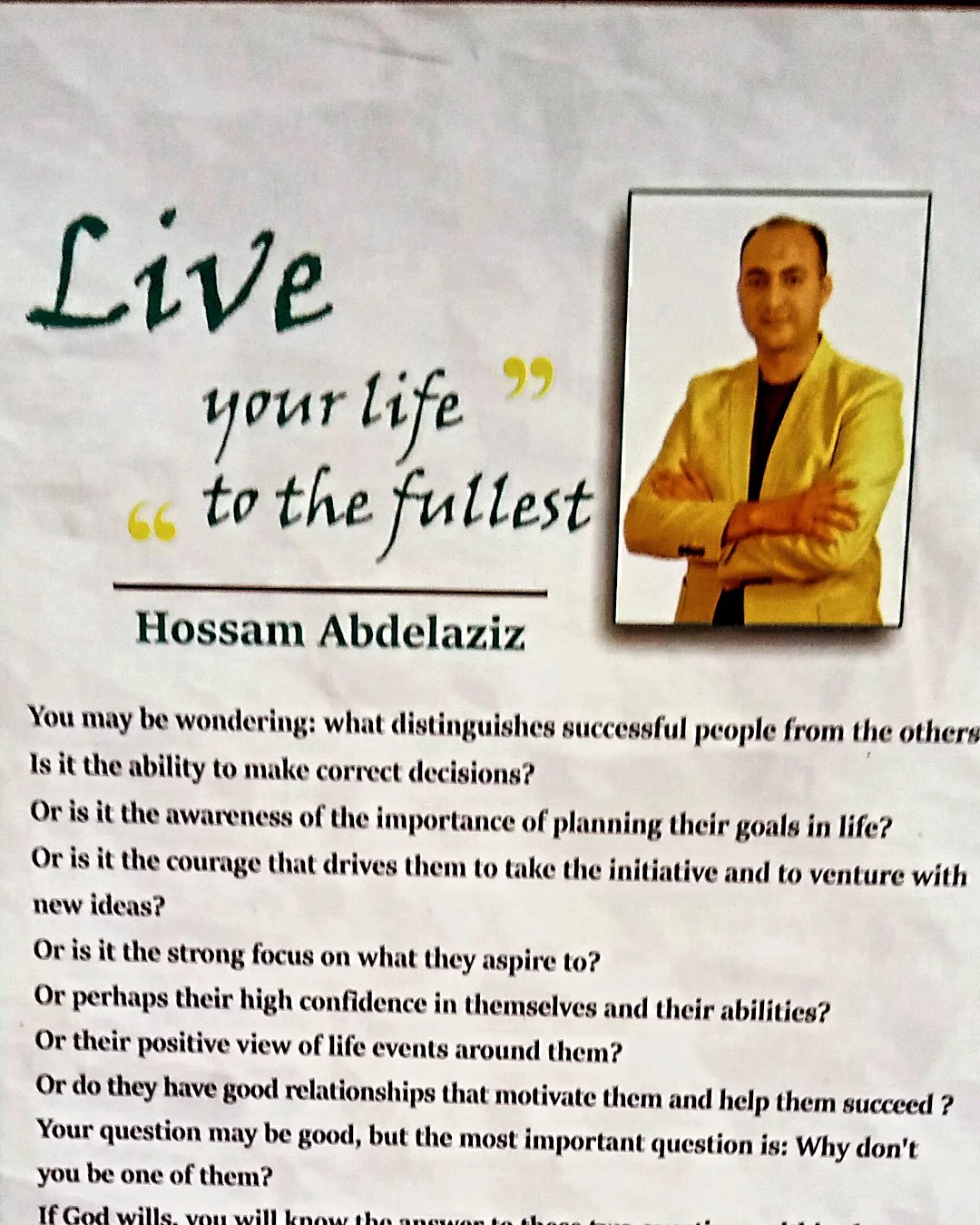 LIVE "your life to the fullest The secret of success النسخة الإنجليزية للكتاب "خذها بقوة " – Image 2