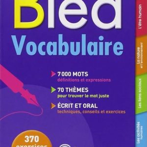 Le BLED Vocabulaire édition HACHETTE 370 exercices corrigés inclus !