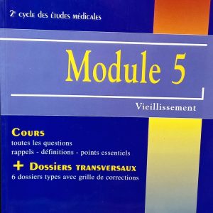 DCEM 2e cycle des études médicales Module 5 Vieillissement