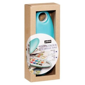 AQUARELLE FINE VOYAGE 10 DEMI-GODETS « PEBEO