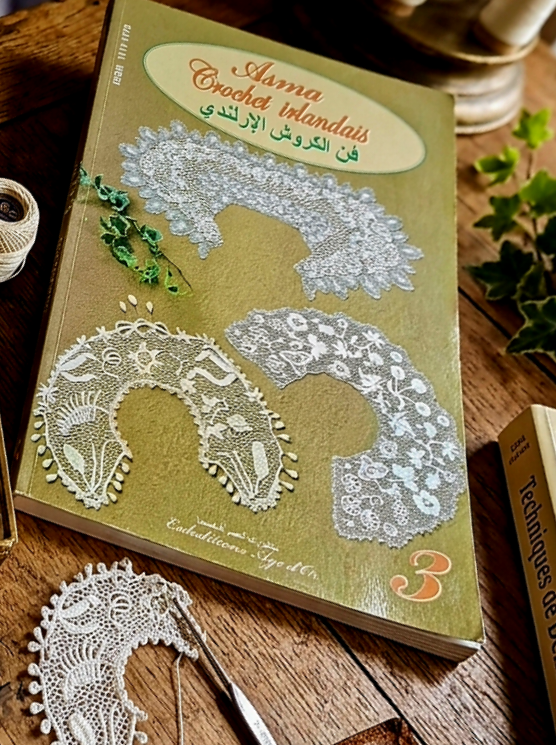 Asma Crochet Irlandais 3 فن الكروشي الإرلندي عربي-فرنسي