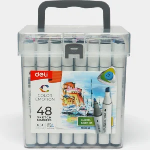 Sketch Markers feutres à alcool « Color Emotion » 48 pièces Deli