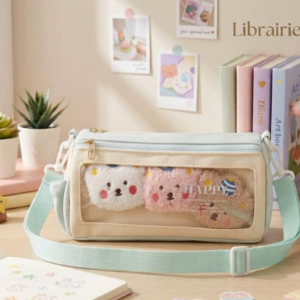 Trousse oursons en peluches style Kawaii