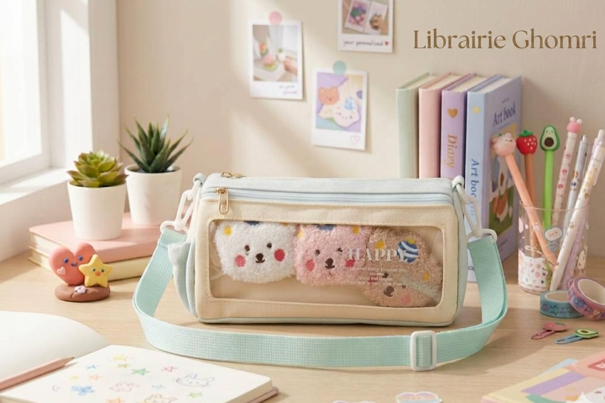Trousse oursons en peluches style Kawaii – Image 2