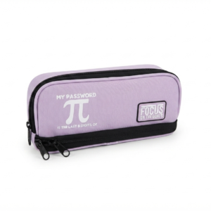 Trousse scolaire double compartiment  « Pi – My Password »