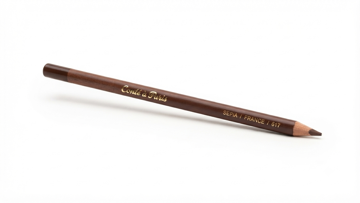 Crayon de couleur à croquis marron "SEPIA" Conté à Paris – Image 4