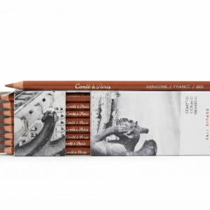Crayon de couleur à croquis marron « SANGUINE » Conté à Paris